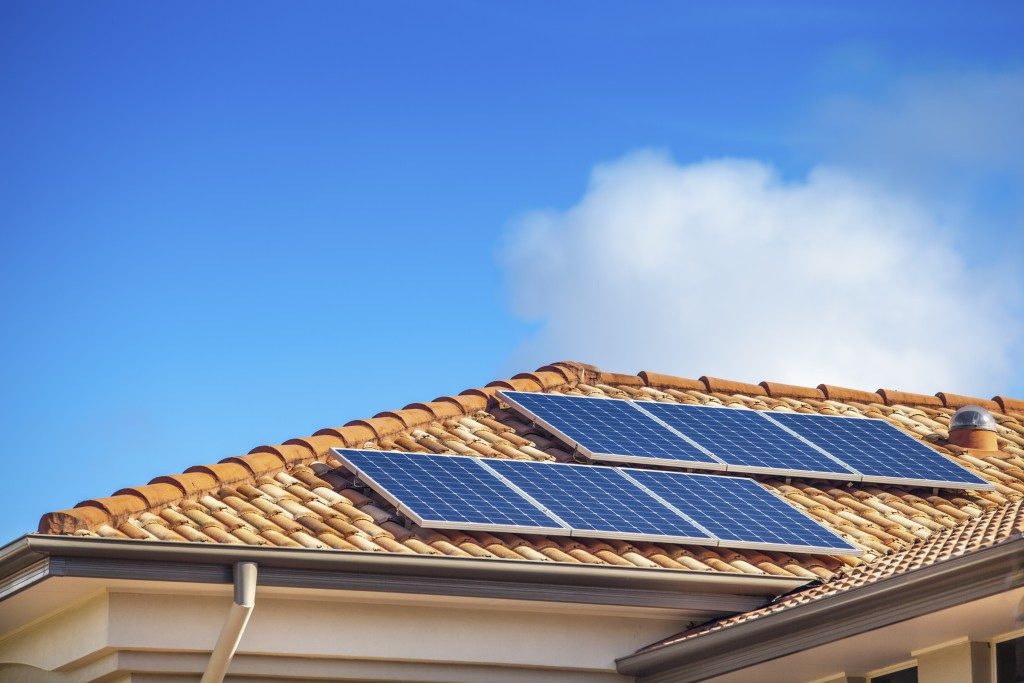 solar paneled roof